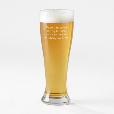 Personalized Engraved Pilsner Beer Glass By Things Remembered Kabox