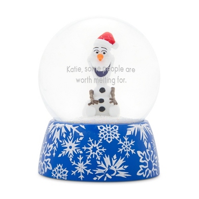 frozen olaf snow globe