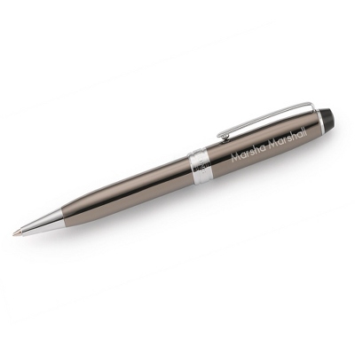 Personalized Reflections Gunmetal & Silver BP Pen at Things Remembered