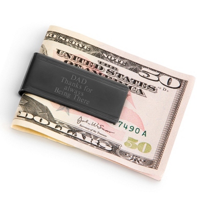 Personalized Gunmetal Money Clip by Things Remembered