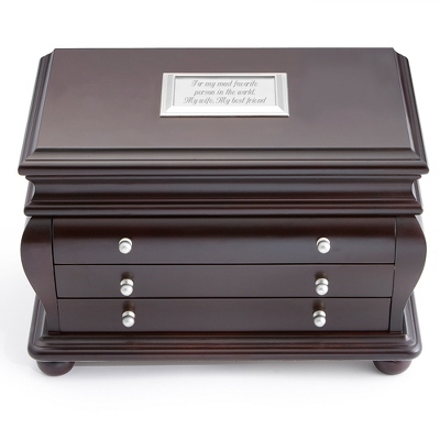 Personalized Large Wood Jewelry Box by Things Remembered