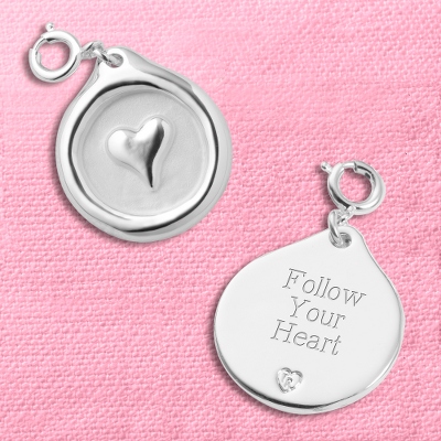 Personalized Heart Wax Seal Charm by Things Remembered