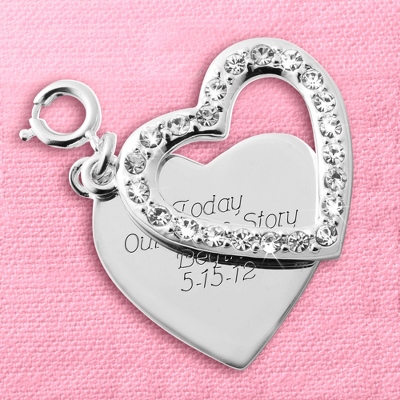 Personalized Pav? Swing Heart Charm by Things Remembered
