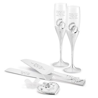 Personalized Double Rings Wedding Set by Things Remembered