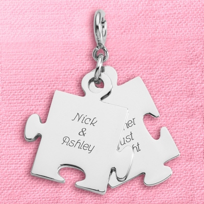 Personalized Puzzle Piece Charm by Things Remembered