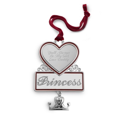 Personalized Princess 2D Ornament by Things Remembered