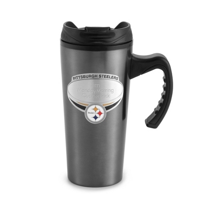 Personalized Pittsburgh Steelers Gunmetal Travel Mug By Things ...