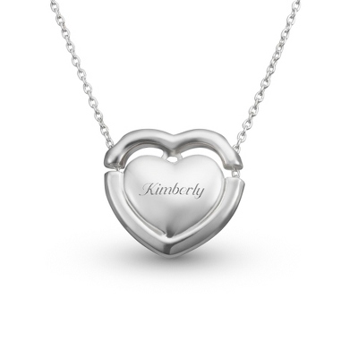 Personalized Sterling Silver Secret Heart Necklace by Things Remembered