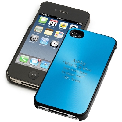 Personalized Blue iPhone 4 &amp; 4S Case by Things Remembered