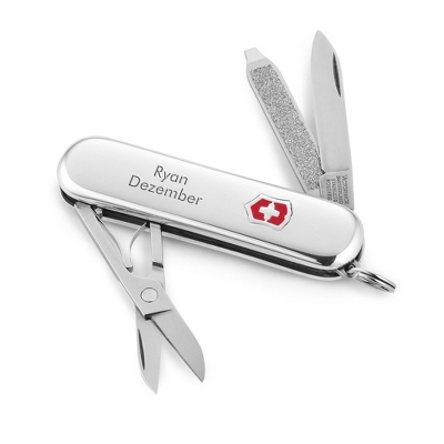 Engravable swiss army discount knife