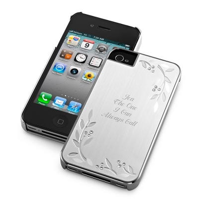 Personalized Leaves and Vines iPhone 4 Case by Things Remembered