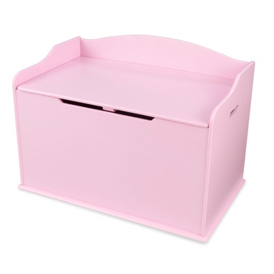 personalised toy box pink