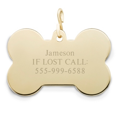 bone dog tag