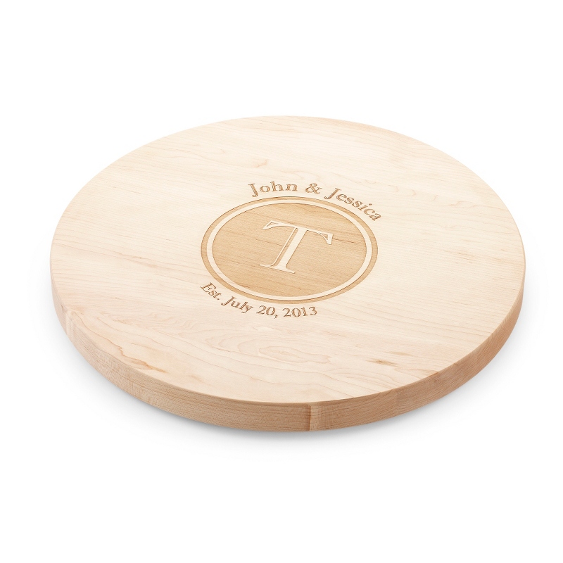 Image of Round 16 Inch Shadow Stamp Cutting Board