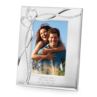 Personalized Intertwined Hearts 5×7 Frame By Things Remembered | Browsebird