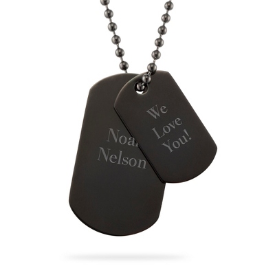 baby dog tags necklace
