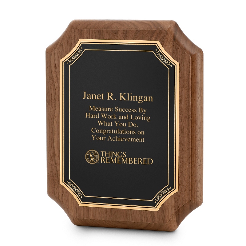 Image of Eclipse 8X10 Black Plaque