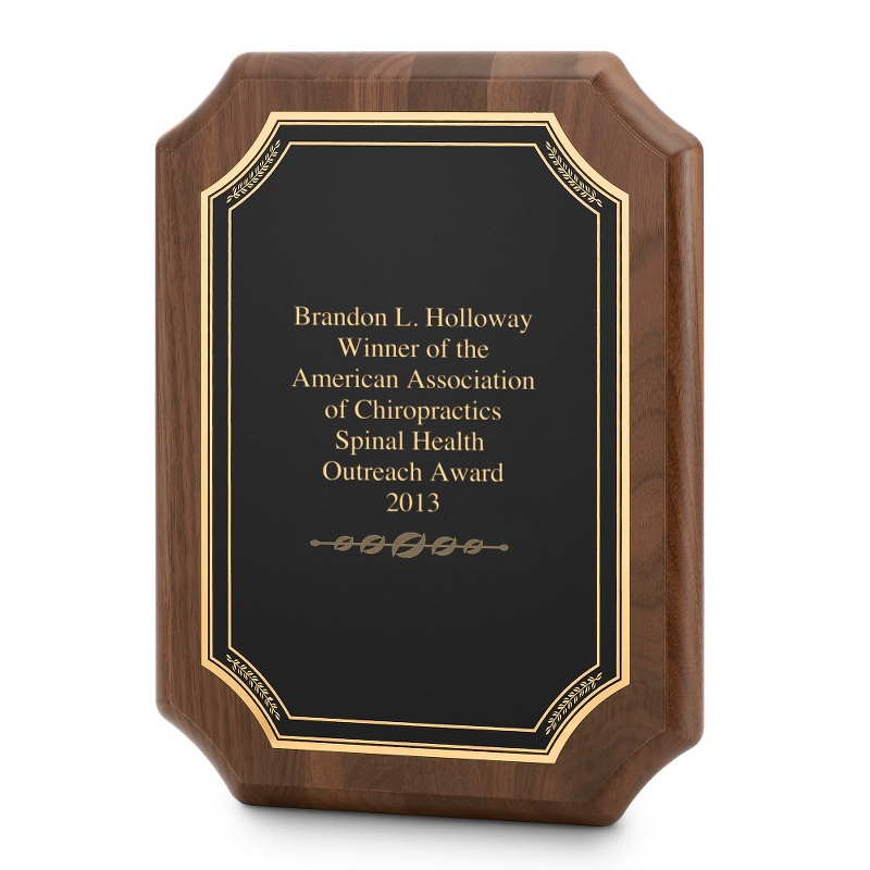 Image of Eclipse 9X12 Black Plaque