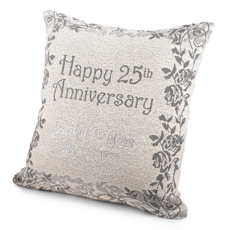 Image of 25th Anniversary Pillow