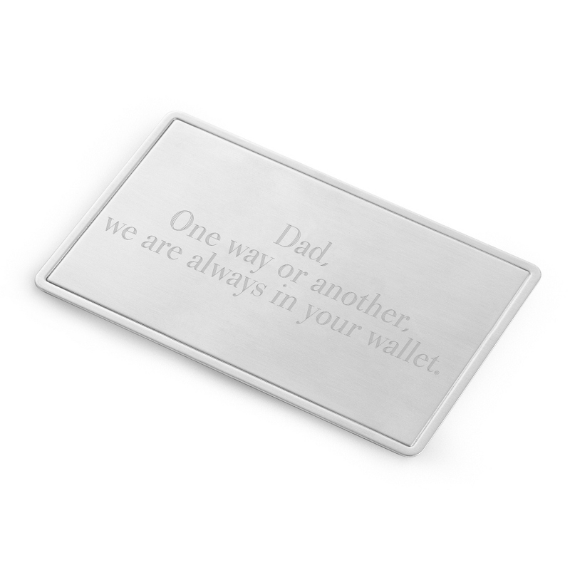 Image of Silver Secret Message Card