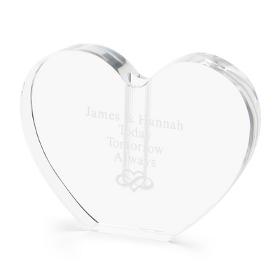 Personalized Engraved Heart Shaped Glass Vase By Things Remembered | Triloo