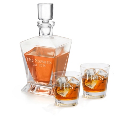 Personalized Gatsby Whiskey Set By Things Remembered | Plando