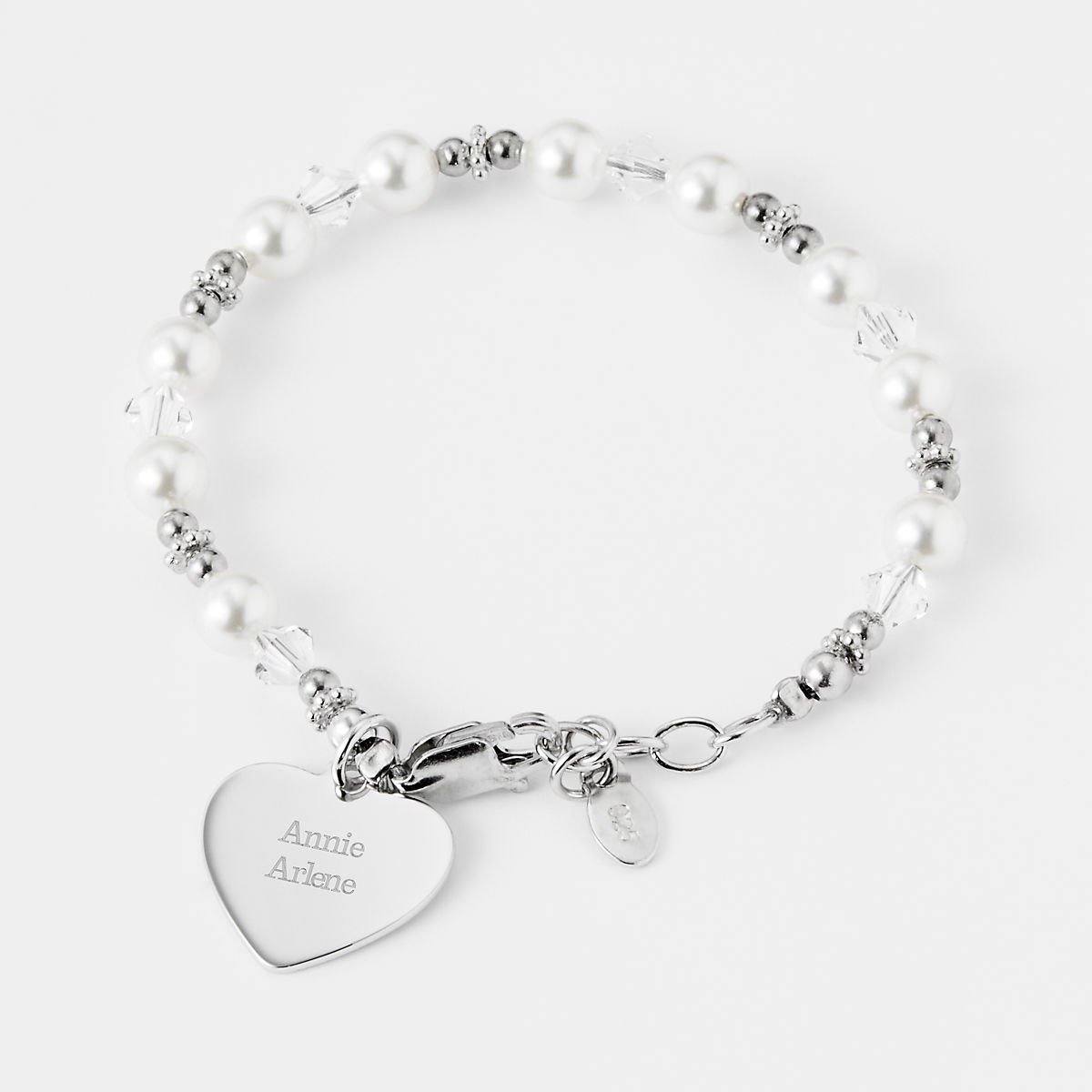 Personalised Double Wrap Bracelet Sterling Silver Ladies & Girls Any Engraving