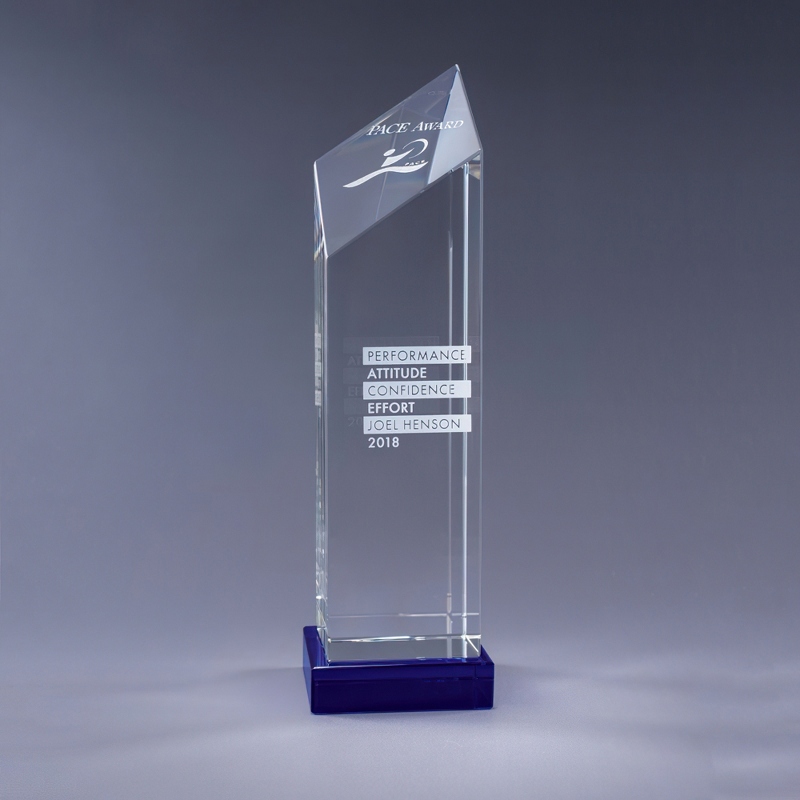 Image of Engraved Blue Encore Award