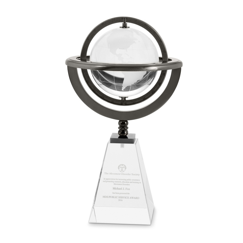 Image of Engraved Omni Globe Award
