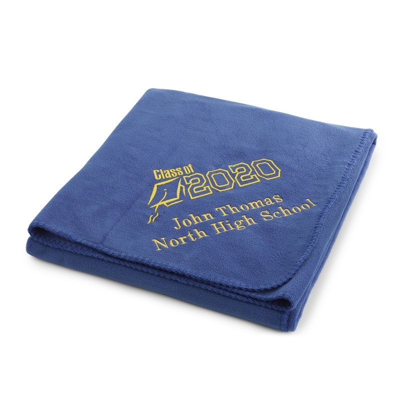 Image of Royal Blue 2020 Graduation Fleece Throw