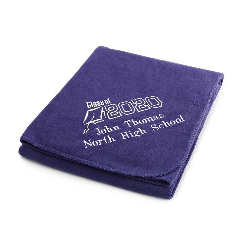 Image of Purple 2020 Graduation Fleece Throw