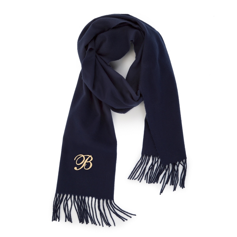 Image of Softer Than Cashmere Solid Navy Scarf