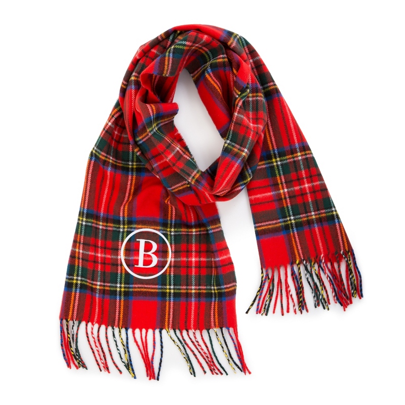Image of Red Tartan Softer Than Cashmere Plaid Scarf