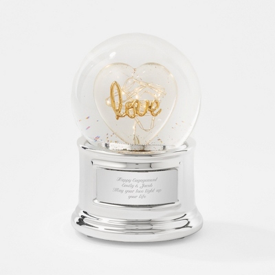 Love Light-Up Snow Globe