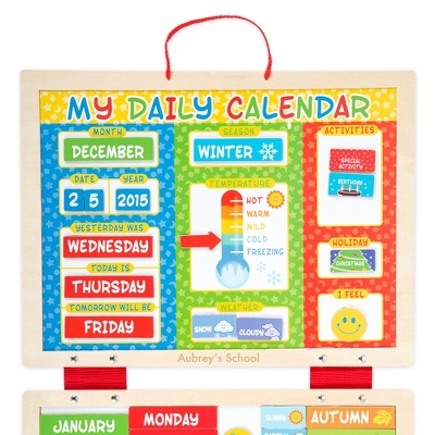 melissa and doug my first daily magnetic calendar