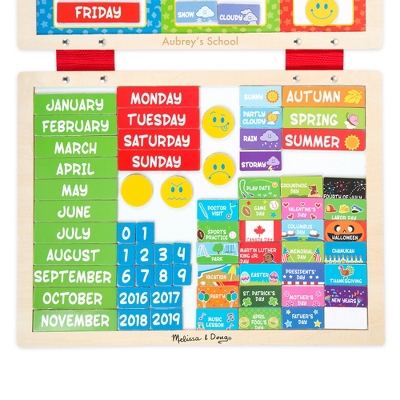 melissa and doug my daily magnetic calendar