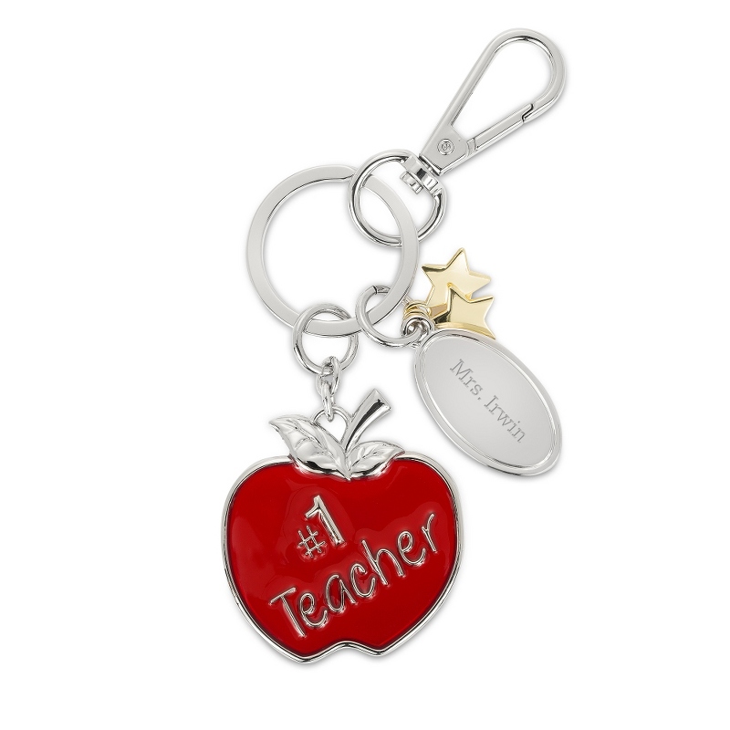Image of Teacher Apple Key Chain