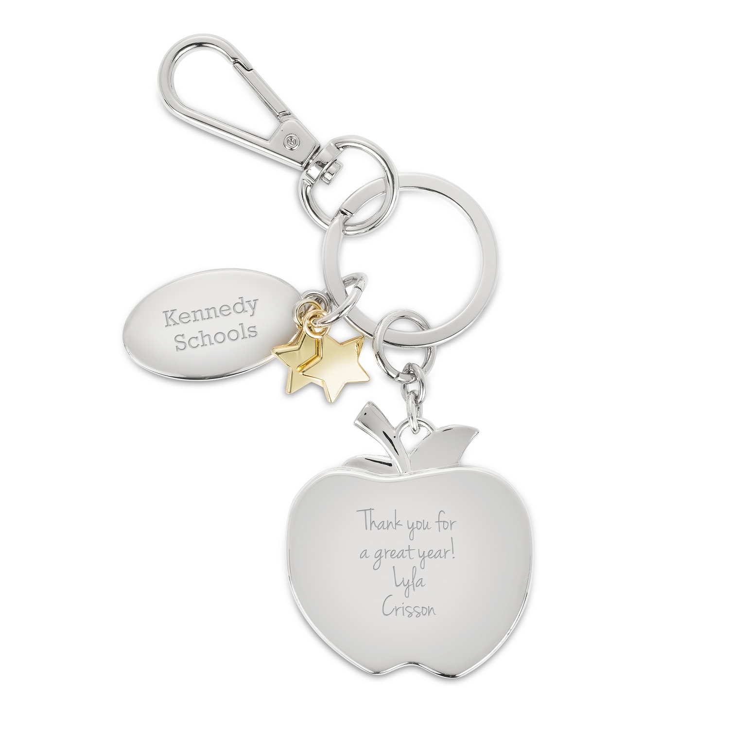 Teacher Apple Key Chain