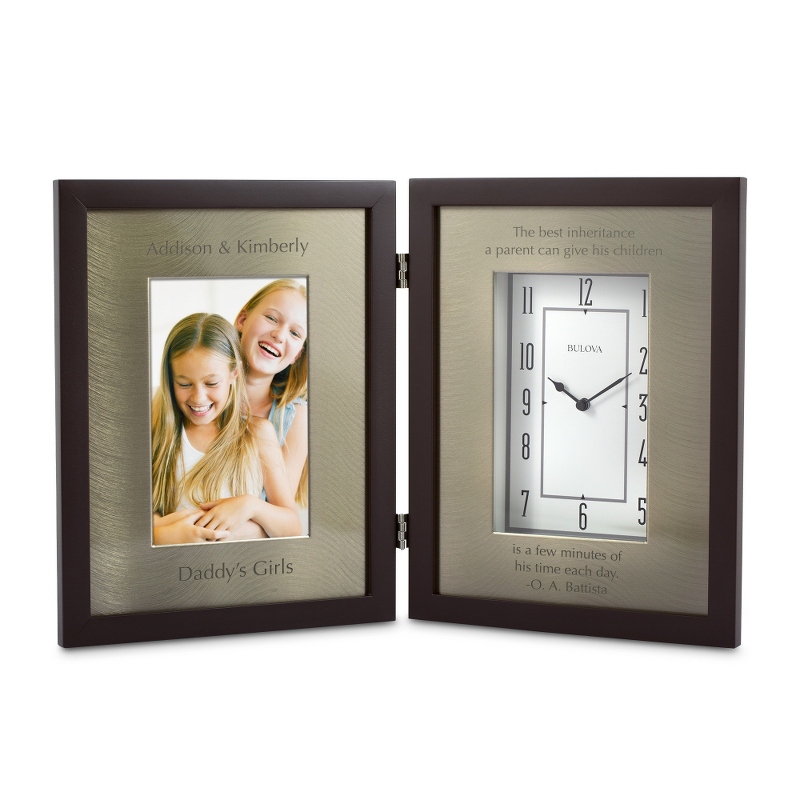 Image of Bulova Winfield Picture Frame Clock