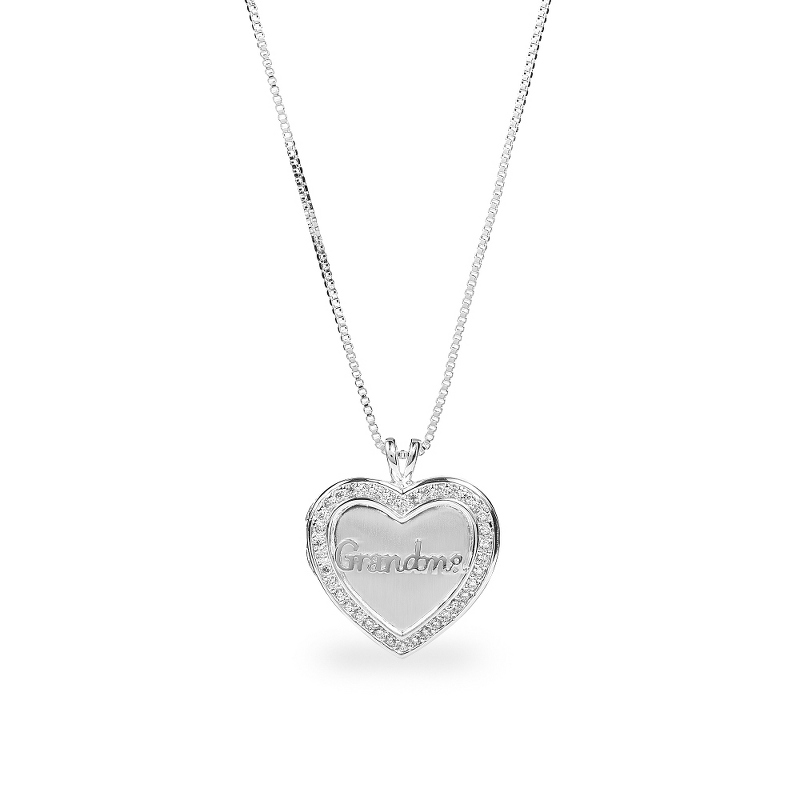 Image of Grandma Crystal Heart Locket