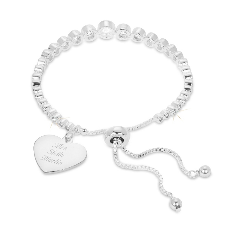 Image of Graduated Crystal Lariat Bracelet