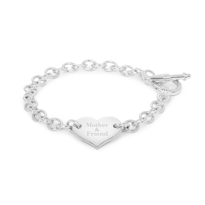 silver toggle bracelet