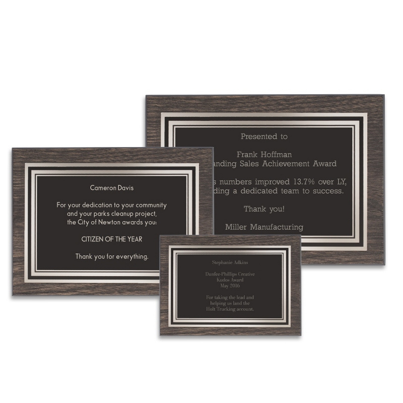 Image of Matte Charcoal Plaques