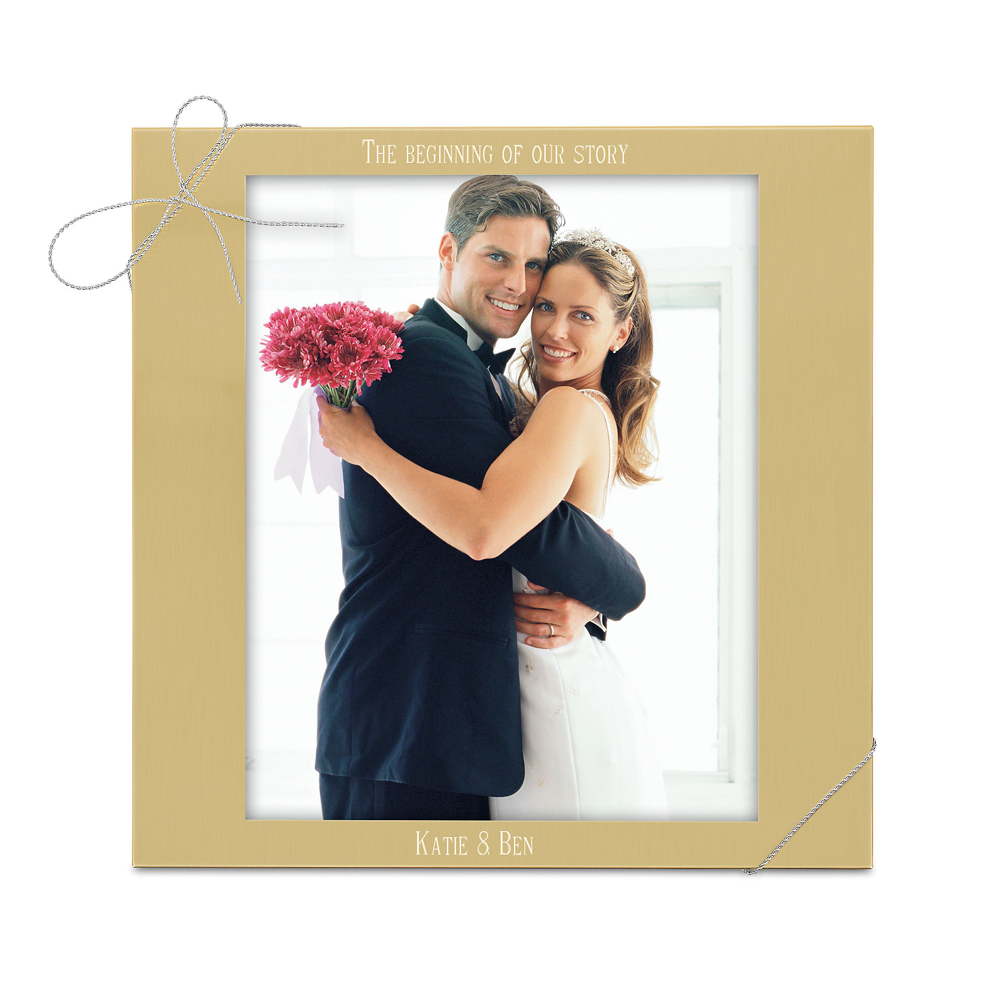 Vera Wang With Love Gold 5x7" Picture Frame 