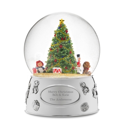 Christmas Tree Snow Globes Personalised Chocolates Svsasf