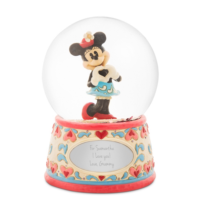 Image of Jim Shore Disney Traditions Minnie Mouse Snow Globe
