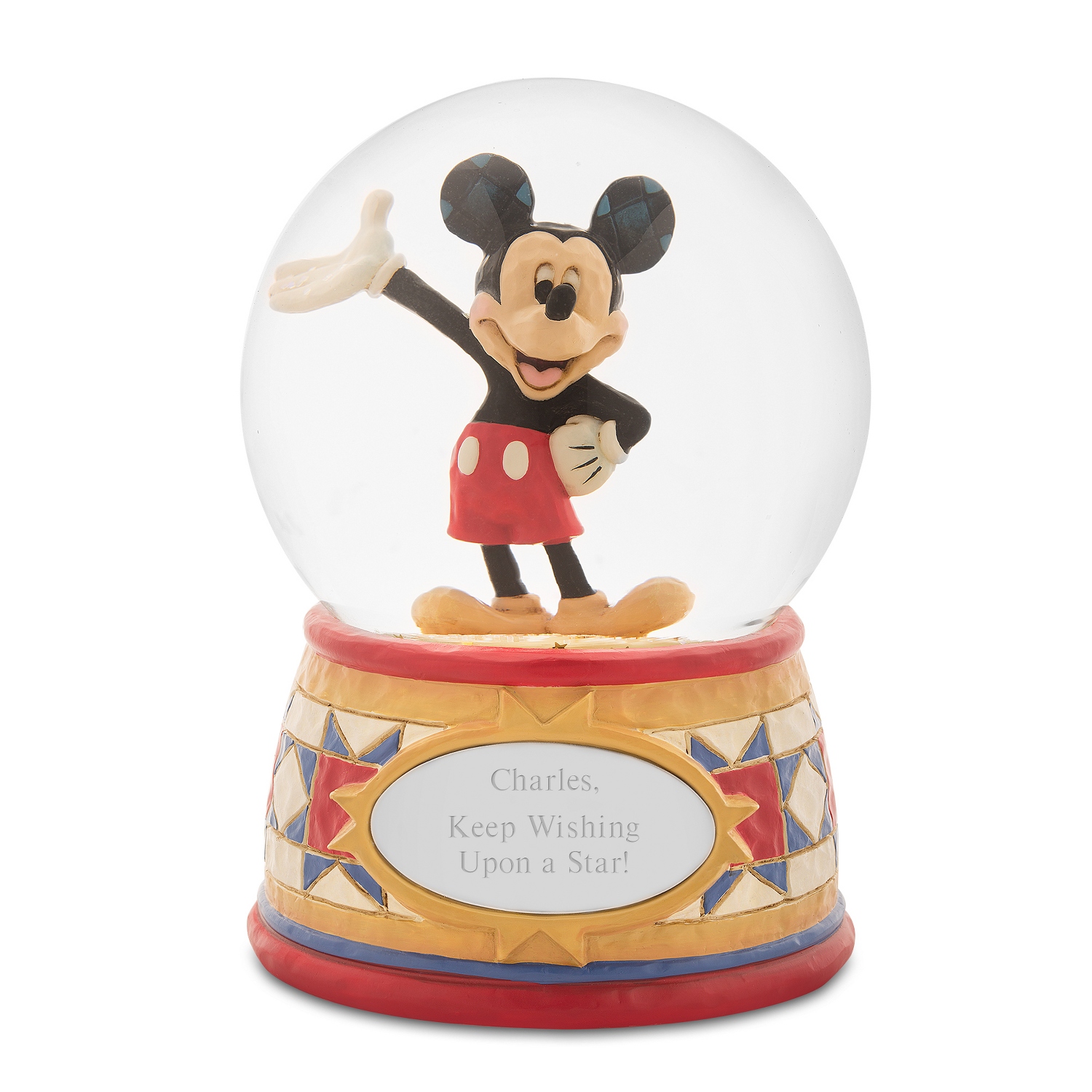 jim shore disney snow globes