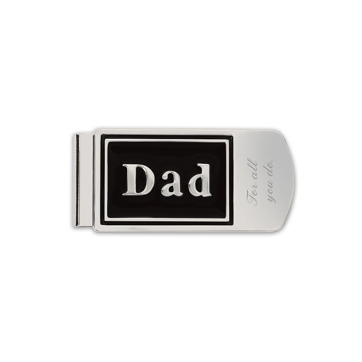 CHEERYMAGIC Money Clip for Dad Stainless Steel Cash Clip Father Money Clip Father's Day Gifts from Daughter A2KZQJ