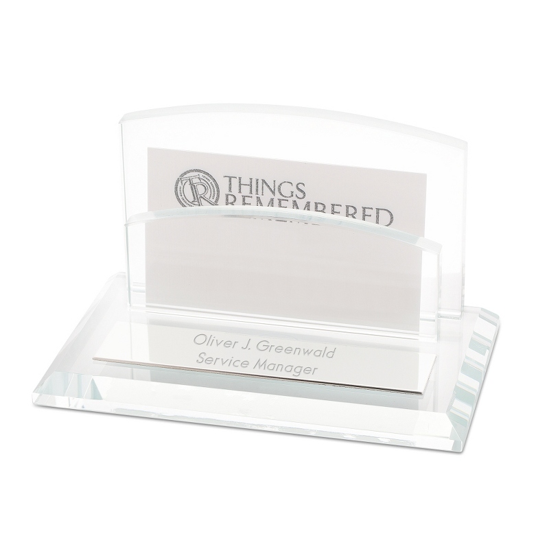 Image of Glass Card Holder