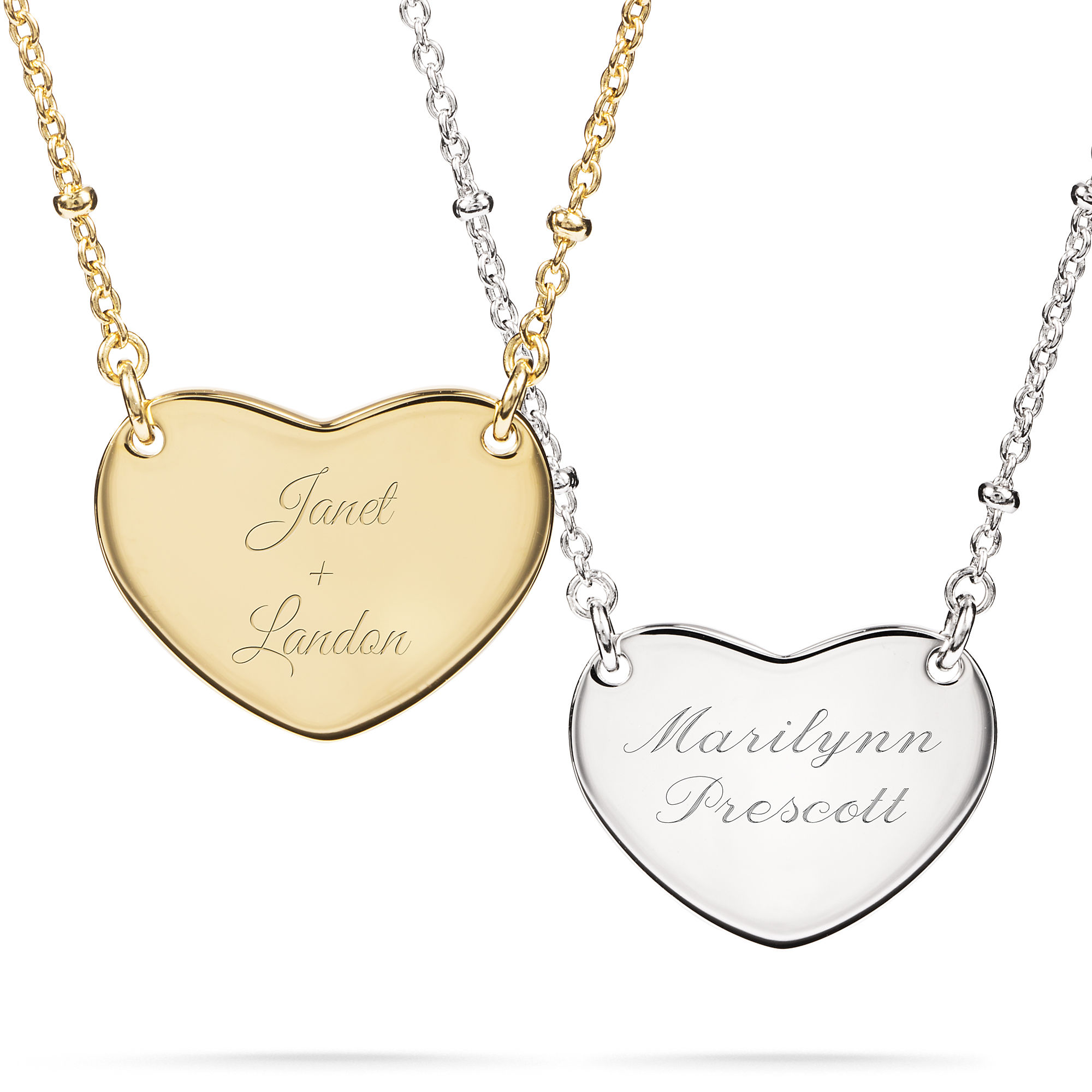 Things Remembered Personalized Sterling Silver Initial “D” Heart Necklace with Engraving Included